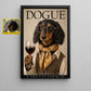 Personalized Fashion Dogue Dog Canvas Painting, Dachshund Dog Portrait Wall Art Decor, Poster Gift For Dog Lover