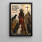 Dog & Cowgirl Canvas Painting, Let Us Send Them Without Wings Wall Art Decor, Poster Gift For Dog Lover