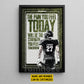 Personalized Football Man Canvas Painting, The Pain You Feel Today Sports Wall Art Decor, Poster Gift For Football Lovers