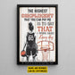 Personalized Basketball Woman Canvas Painting, The Highest Compliment Sport Wall Art Decor, Poster Gift For Basketball Lovers
