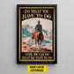 Motivational Personalized Cowboy Riding Horse Canvas Painting, Do What You Have To Do Inspirational Quotes Wall Art Decor, Poster Gift For Cowboy