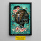 Personalized Book Girl Canvas Painting, & Into The Library Wall Art Decor, Poster Gift For Reading Lovers
