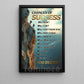 Chances Of Success You Decide, Motivational Wall Art Decor, Inspirational Canvas Painting for Office, Living Room, or Workspace