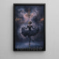 Halloween Ballet Canvas Painting, Midnight Masquerade Wall Art Decor, Spooky Season Poster Gift For Ballet Lovers