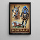 Cool Secretariat Horse Canvas Painting, Horse Racing Wall Art Decor, Poster Gift For Secretariat Horse Lovers