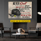 Motivational Personalized Pickleball Canvas Painting, Never Quit You Can Do It Sport Wall Art Decor, Poster Gift For Pickleball Lovers