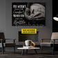 Motivational Personalized Rugby Man Canvas Painting, You Were Born For The Battle Wall Art Decor, Poster Gift For Rugby Lovers