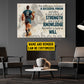 Personalized Rugby Man Canvas Painting, The Difference Between A Successful Person And Others Sport Wall Art Decor, Poster Gift For Rugby Lovers