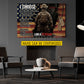 Personalized Veterans Canvas Painting, I Choose I'm A Veteran Wall Art Decor, Poster Gift For Former Soldiers