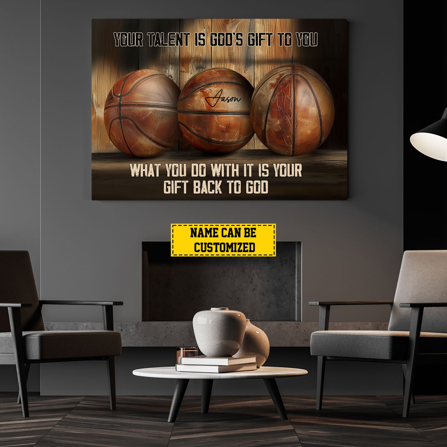 Personalized Funny Basketball Canvas Painting, What You Do With It Is Your, Sports Quotes Wall Art Decor, Poster Gift For Basketball Lovers, Basketball Players