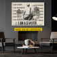 Personalized Golf Man Canvas Painting, I Am A Golfer Sport Wall Art Decor, Poster Gift For Golf Lover