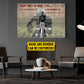 Personalized Football Boy Canvas Painting, Today I Will Do What Others Won't Sport Wall Art Decor, Poster Gift For Football Lovers, Football Players