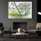 Motivational Golf Canvas Painting, It's Not About Being Better Than Someone Else Sport Wall Art Decor, Poster Gift For Golf Lover