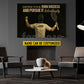 Motivational Personalized Tennis Man Canvas Painting, Define Your Own Success Sport Wall Art Decor, Poster Gift For Tennis Lovers