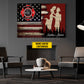 Personalized Couple Firefighter Canvas Painting, Romantic Quotes Wall Art Decor, Poster Gift For Firefighter Lovers