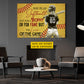 Motivational Personalized Softball Woman Canvas Painting, You Play Softball Not For A Trophy Sport Wall Art Decor, Poster Gift For Softball Lovers