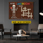 Personalized Skeleton Teacher Canvas Painting, In This Classroom Wall Art Decor, Poster Gift For Teacher Lovers