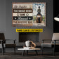 Motivational Personalized Horse Riding Girl Canvas Painting, Life Punishes The Vague Wish Wall Art Decor, Poster Gift For Horse Girl