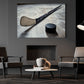 Ice Legacy: The Silent Echoes of Hockey, Hockey Canvas Painting, Sports Wall Art, Poster Gift For Hockey Lover