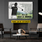 Personalized Golf Man Canvas Painting, That's The Beauty Of Tomorrow Wall Art Decor, Poster Gift For Golf Lovers
