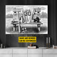 Personalized Class Softball Team Canvas Painting, Sports Club Members Wall Art Decor, Commemorative Poster Gift For Softball Team Members