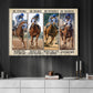 Secretariat Horse Canvas Painting, Be Strong Be Brave Be Humble Be Badass Wall Art Decor, Poster Gift For Horse Racing Lovers, Fan Of Kentucky Derby