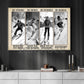 Motivational Skiing Boy Canvas Painting, Be Strong Brave Humble Badass Sport Wall Art Decor, Poster Gift For Skiing Lovers
