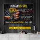 Personalized Women Veterans Canvas Painting, I'm A Woman Veteran Till I Die Wall Art Decor, Poster Gift For Former Soldiers