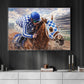 Secretariat Canvas Painting, 1973 Triple Crown Champion Wall Art Decor, Poster Gift For Horse Racing Lovers