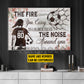 Motivational Personalized Soccer Girl Canvas Painting, The Fire You Carry Sports Quotes Wall Art Decor, Poster Gift For Soccer Lovers