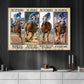 Secretariat Horse Canvas Painting, Be Strong Be Brave Be Humble Be Badass Wall Art Decor, Poster Gift For Horse Racing Lovers, Fan Of Kentucky Derby