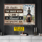 Motivational Personalized Horse Riding Girl Canvas Painting, Life Punishes The Vague Wish Wall Art Decor, Poster Gift For Horse Girl