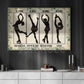 Motivational Ice Skating Girl Canvas Painting, Be Strong, Brave Humble And Badass Sport Wall Art Decor, Poster Gift For Ice Skating Lovers