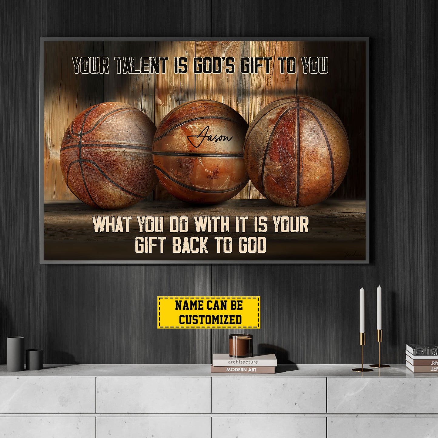 Personalized Funny Basketball Canvas Painting, What You Do With It Is Your, Sports Quotes Wall Art Decor, Poster Gift For Basketball Lovers, Basketball Players