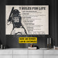 Motivational Personalized Softball Woman Canvas Painting, 7 Rules For Life Sport Wall Art Decor, Poster Gift For Softball Lovers