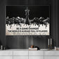 Be A Game Changer The World, Motivational Chess Wall Art Decor, Inspirational Canvas Painting, Poster Gift for Decoring Office, Living Room, or Workspace