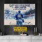 Motivational Personalized Hockey Man Canvas Painting, Play Like Each Game Sport Wall Art Decor, Poster Gift For Hockey Lovers