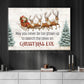 Christmas Quote Canvas Painting, May You Never Be Too Grown Up Wall Art Decor, Poster Gift To Decor House Or Office