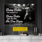 Motivational Personalized Softball Girl Canvas Painting, It's Not About Being Better Sport Wall Art Decor, Poster Gift For Softball Lovers