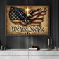 July 4th Canvas Painting, We The People Wall Art Decor, Independence Day Poster Gift For American Lover