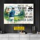 Motivational Personalized Golf Canvas Painting, Practice Like You Have Never Won Sport Wall Art Decor, Poster Gift For Golf Lover