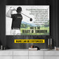Personalized Golf Man Canvas Painting, That's The Beauty Of Tomorrow Wall Art Decor, Poster Gift For Golf Lovers