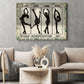 Motivational Ice Skating Girl Canvas Painting, Be Strong, Brave Humble And Badass Sport Wall Art Decor, Poster Gift For Ice Skating Lovers