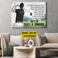 Personalized Golf Man Canvas Painting, That's The Beauty Of Tomorrow Wall Art Decor, Poster Gift For Golf Lovers