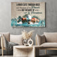 Motivational Swimming Man Canvas Painting, A RIver Cuts Through Rock Sport Wall Art Decor, Poster Gift For Swimming Lovers