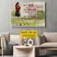 Motivational Personalized Golf Girl Canvas Painting, Your Talent Determines What You Do Sport Wall Art Decor, Poster Gift For Golf Lover