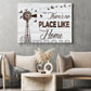 Rustic Farm Windmill Canvas Painting, There's No Place Like Home Wall Art Decor, Poster Gift For Farming Lover