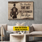 Motivational Personalized Rugby Man Canvas Painting, The Harder The Hit Wall Art Decor, Poster Gift For Rugby Lovers