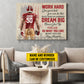 Personalized Football Boy Canvas Painting, Success Is Earned Dream Big Sport Wall Art Decor, Poster Gift For Football Lovers, Football Players