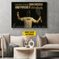 Motivational Personalized Tennis Man Canvas Painting, Define Your Own Success Sport Wall Art Decor, Poster Gift For Tennis Lovers
